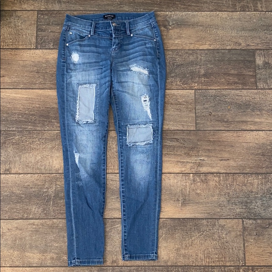 Bebe Patchwork Jeans